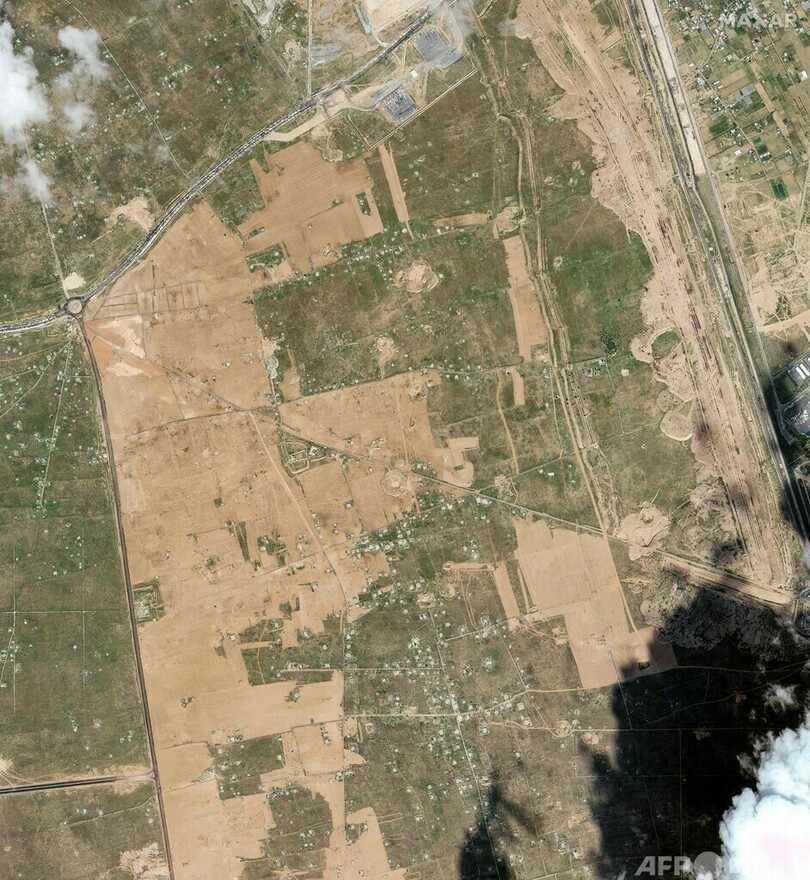 エジプト、ガザ境界に難民キャンプ建設か 停戦交渉決裂に備え