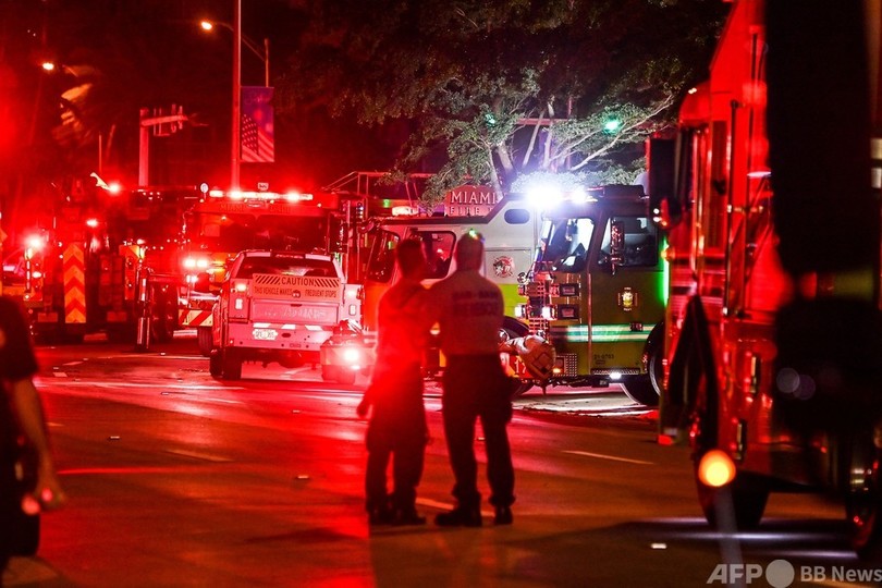 集合住宅が一部崩落、1人死亡 数十人不明 米フロリダ州