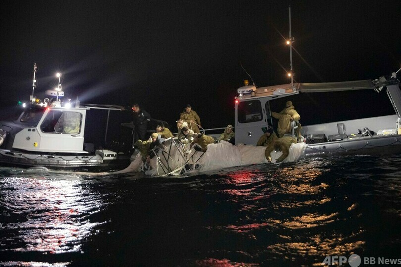 米、中国気球の写真公開