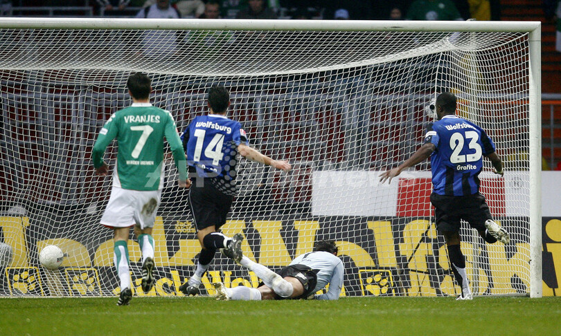 ボルフスブルク アウェーでブレーメンに勝利