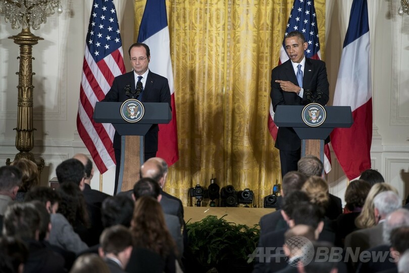 オバマ氏、英仏を娘2人に例える 「どちらかを選ぶのは無理」