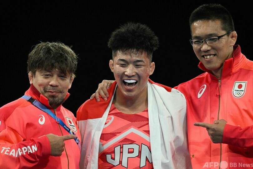 日下尚 レスリング男子グレコ77キロ級で金メダル パリ五輪