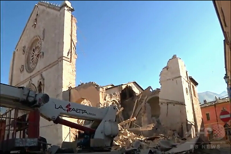 イタリア中部でM6.6の強い地震、26日に続き