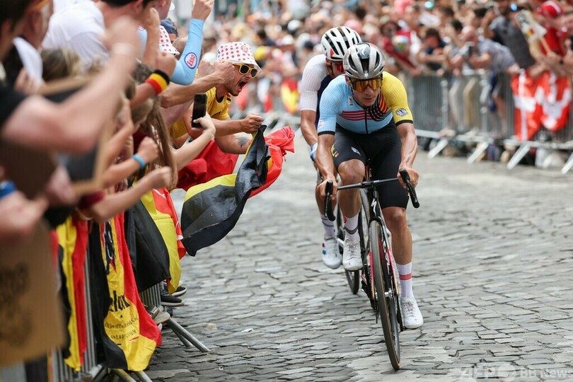 エベネプールが歴史的2冠 パリ五輪自転車ロードレース