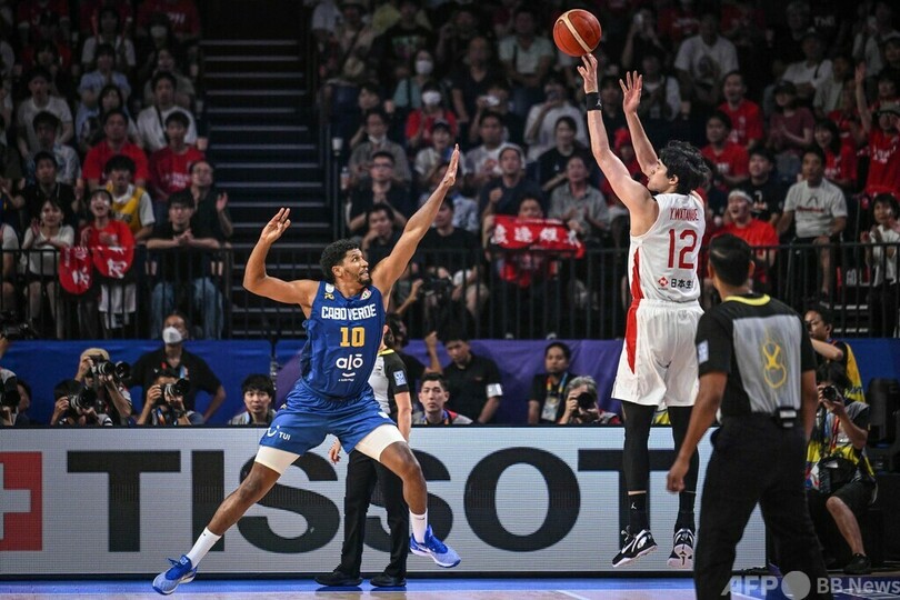 日本のパリ五輪出場決定 バスケW杯、カーボベルデに勝利