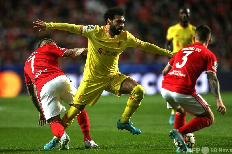 リバプールがアウェーで3発快勝、4強入り目前に 欧州CL