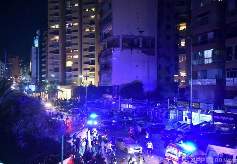 レバノンで新たに100人超死亡 イスラエル軍、首都ベイルートも初攻撃