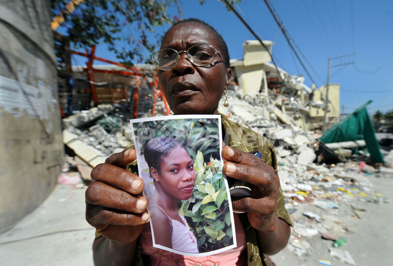 大地震から6日目のハイチ