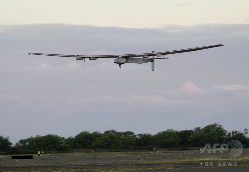 ソーラー・インパルス2、ハワイ出発 世界一周の旅を再開 