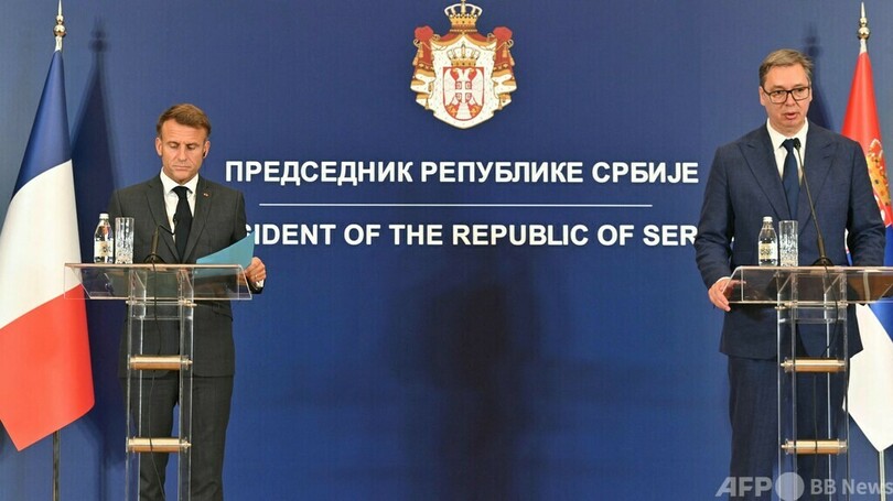 セルビア、仏ラファール戦闘機購入へ マクロン氏公式訪問中