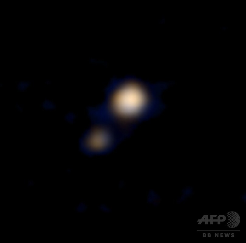 冥王星と衛星カロンの画像、NASA公開
