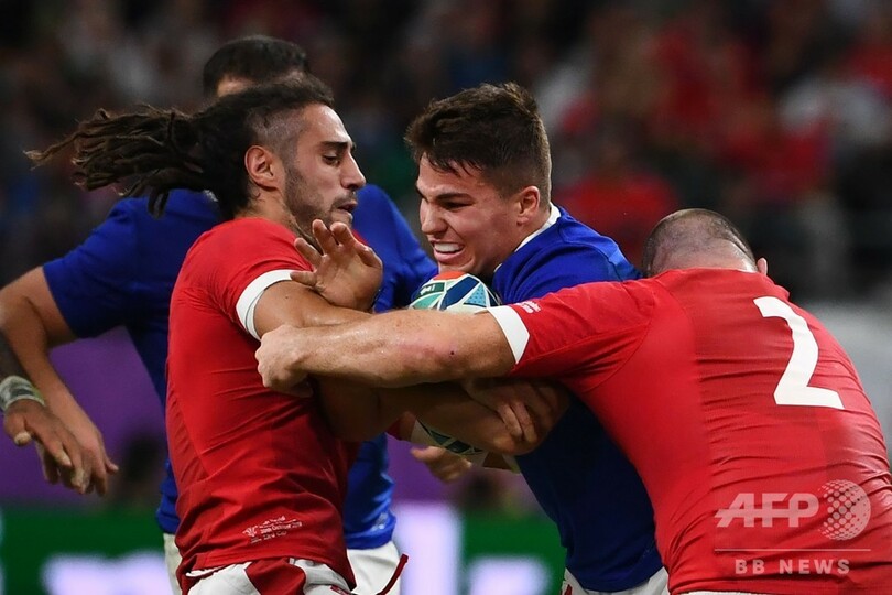 ウェールズがラグビーW杯4強入り、14人のフランスに逆転勝ち