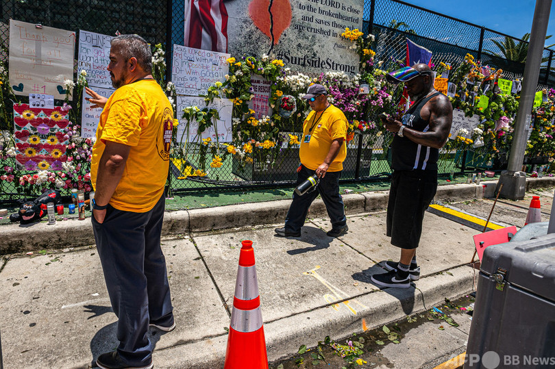 フロリダ集合住宅崩落、死者24人に 建物の残存部分解体へ