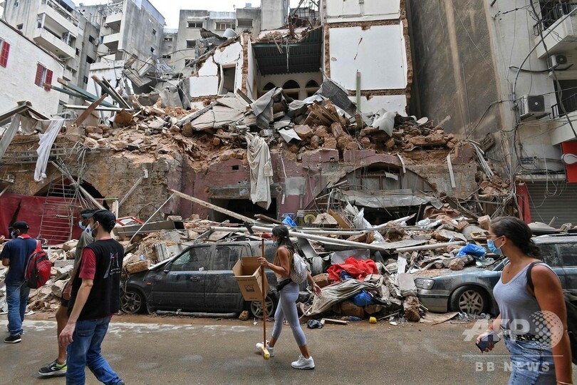 レバノン爆発 被害視察の閣僚ら、罵声浴び追い返される