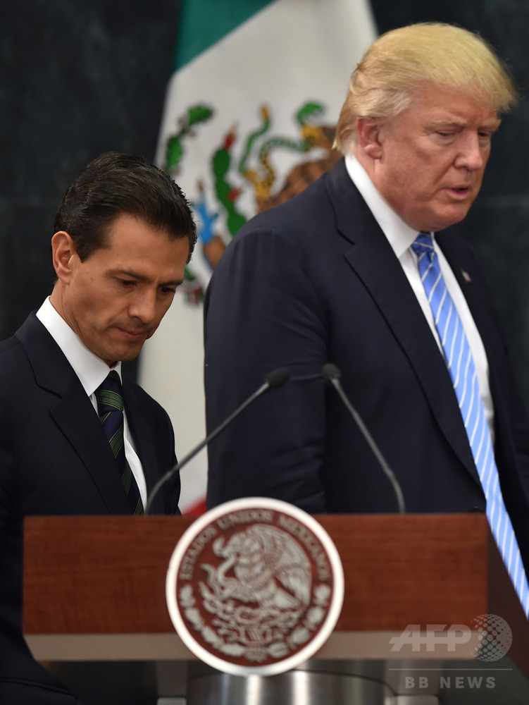 メキシコ大統領 トランプ氏との首脳会談を中止 壁建設計画で対立 写真6枚 国際ニュース Afpbb News