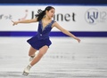 フィギュアスケート四大陸選手権、女子シングル・ショートプログラム（SP）の演技に臨む三原舞依（2017年2月16日撮影）。(c)AFP/KIM DOO-HO