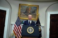 米国のジョー・バイデン大統領。ホワイトハウスにて（2021年8月22日撮影）。(c)Andrew Caballero-Reynolds / AFP