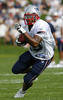 練習に励むRBケヴィン・フォーク（%%Kevin Faulk%%）。(c)AFP/Getty Images Jim Rogash