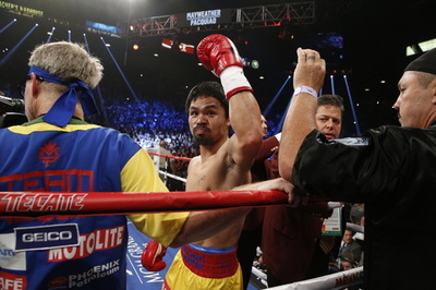 パッキャオ、4月にブラッドリーと3度目の対戦へ