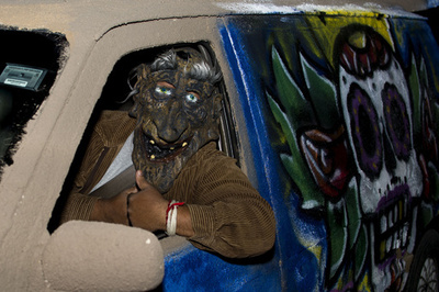 子どもが泣きそう、メキシコのハロウィーン