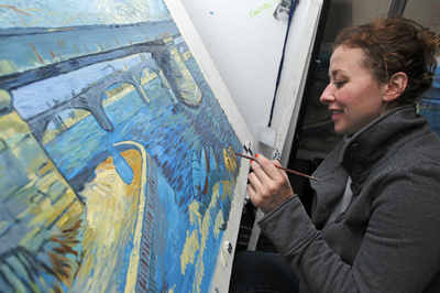 油彩アニメーションでゴッホの世界描く映画、ポーランドで制作