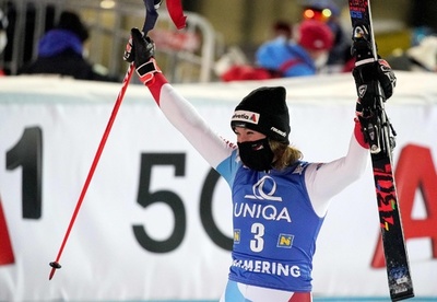 ギザンが初優勝、シフリンは1本目の首位守れず3位 アルペンW杯