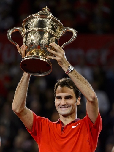 フェデラー、通算6度目のスイス・インドア優勝