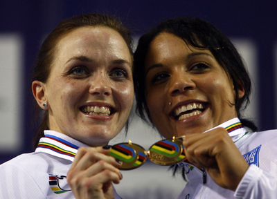＜UCIトラック・サイクリング世界選手権2007＞女子チームスプリント、英国 金メダルを獲得 - スペイン