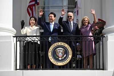 核使用なら「北朝鮮体制は終焉」 米韓首脳、抑止強化で合意