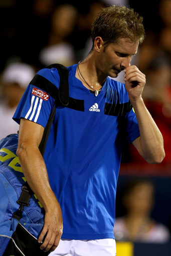 ジョコビッチ、初戦突破をダンスで祝う ロジャーズ・カップ