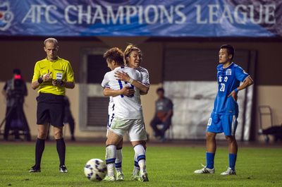 ガンバ大阪、米倉の劇的ゴールで4強 アジア・チャンピオンズリーグ