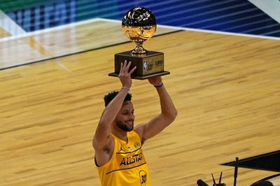 カリーが3Pコンテスト優勝、スキルズチャレンジはサボニス