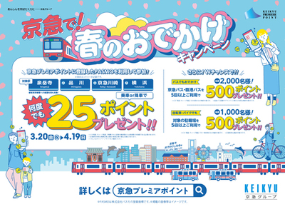 京急で春のおでかけキャンペーン
