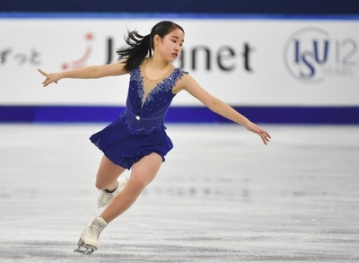 三原が女子SP4位発進、首位はカナダのデールマン 四大陸選手権