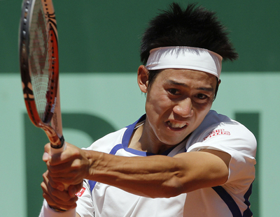 錦織敗れる フェデラー、ジョコビッチは順当勝ち 全仏2回戦