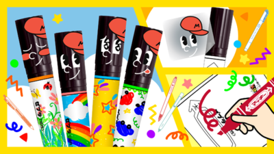 ラベルに自由に描いて、自分だけのハイマッキーを作って持ち帰ろう！親子で楽しめるワークショップ開催<br />ゼブラがすべての人にカクことを通してワクワクを届ける「kakuwaku（カクワク）プロジェクト」