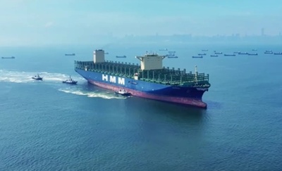 2万4000TEU 世界最大級コンテナ船の補修 中国北部地区が初めて請負