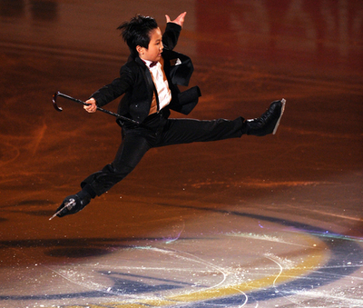 安藤美姫がエキシビションに登場、世界フィギュア国別対抗