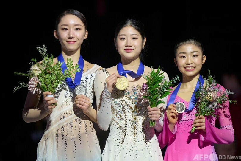 千葉百音が銅メダル、韓国勢ワンツー 四大陸フィギュア