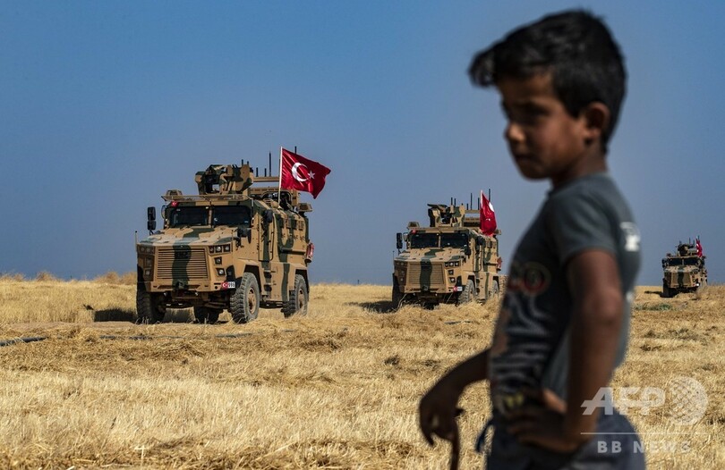 シリア北部で米軍に砲撃、トルコ側の陣地から 米国防総省