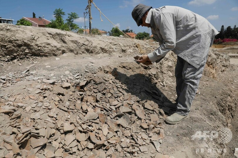 3世紀の古代陶器工房を発見、遊戯室や浴場も イスラエル