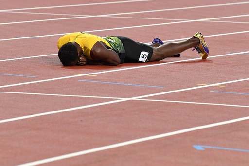 ボルト ラストランは悲しい幕切れ 負傷でリレー途中棄権 写真18枚 国際ニュース Afpbb News