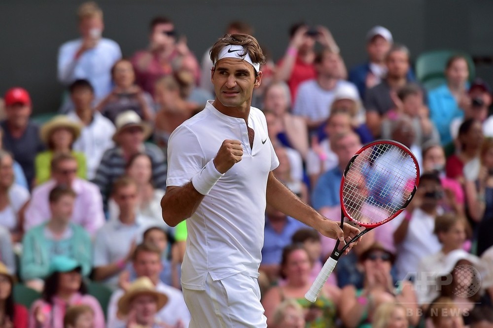 ウィンブルドン8強のフェデラー、4回戦まで一度もブレーク許さず 写真8