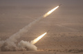 米軍のM142高機動ロケット砲システム「ハイマース（HIMARS）」。モロッコで実施された軍事演習で（2022年6月21日撮影、資料写真）。(c)FADEL SENNA / AFP