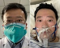 中国の武漢中心医院で亡くなった李文亮医師（いずれも撮影日不明、2020年2月7日入手）。(c)AFP PHOTO / Li WENLIANG