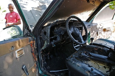 パレスチナ人の村で放火や落書き、入植者の報復か ヨルダン川西岸