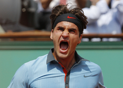 フェデラー ハースを逆転で下し8強入り、全仏オープン