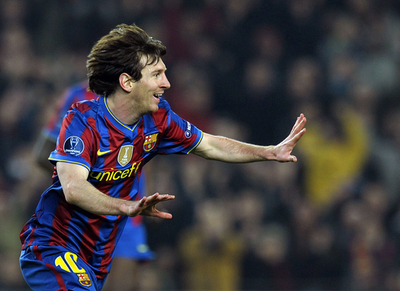 バルセロナ シュツットガルトを下し8強入り、メッシ2得点