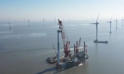 13メガワット風力発電ユニットが完成、年間5000万キロワット時のエネルギーを創出 中国福建省