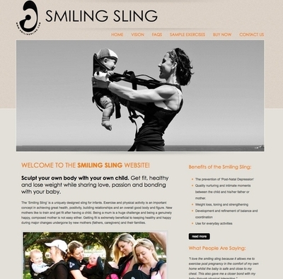 赤ちゃんを抱きながらのエクササイズ、運動用スリングが新発売